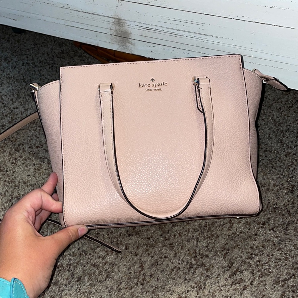 kate spade light pink purse.